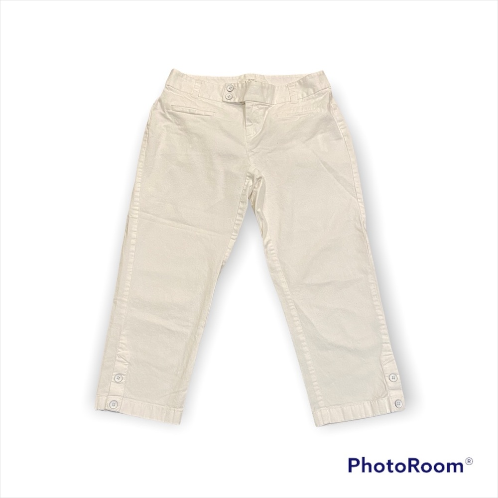 LOFT Capri Pants white